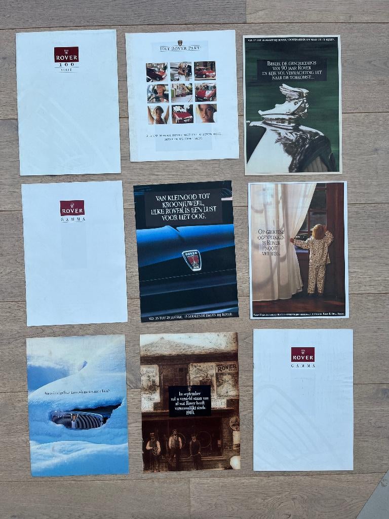ROVER 100 SERIES FOLDERS, Ophalen of Verzenden