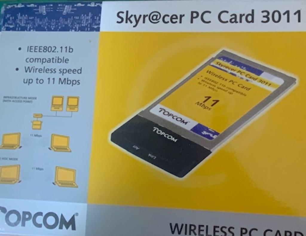 Topcom, PC Card 3011, Informatique & Logiciels, Enlèvement, Comme neuf
