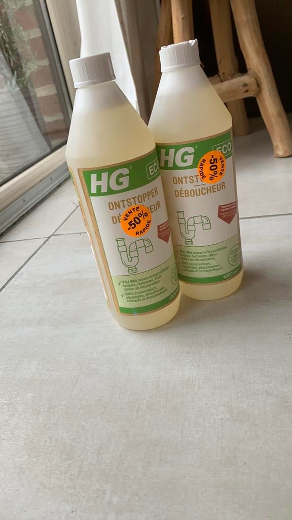 Deboucheur HG produit ecologique 1+1 gratuit., Bricolage & Construction, Enlèvement ou Envoi