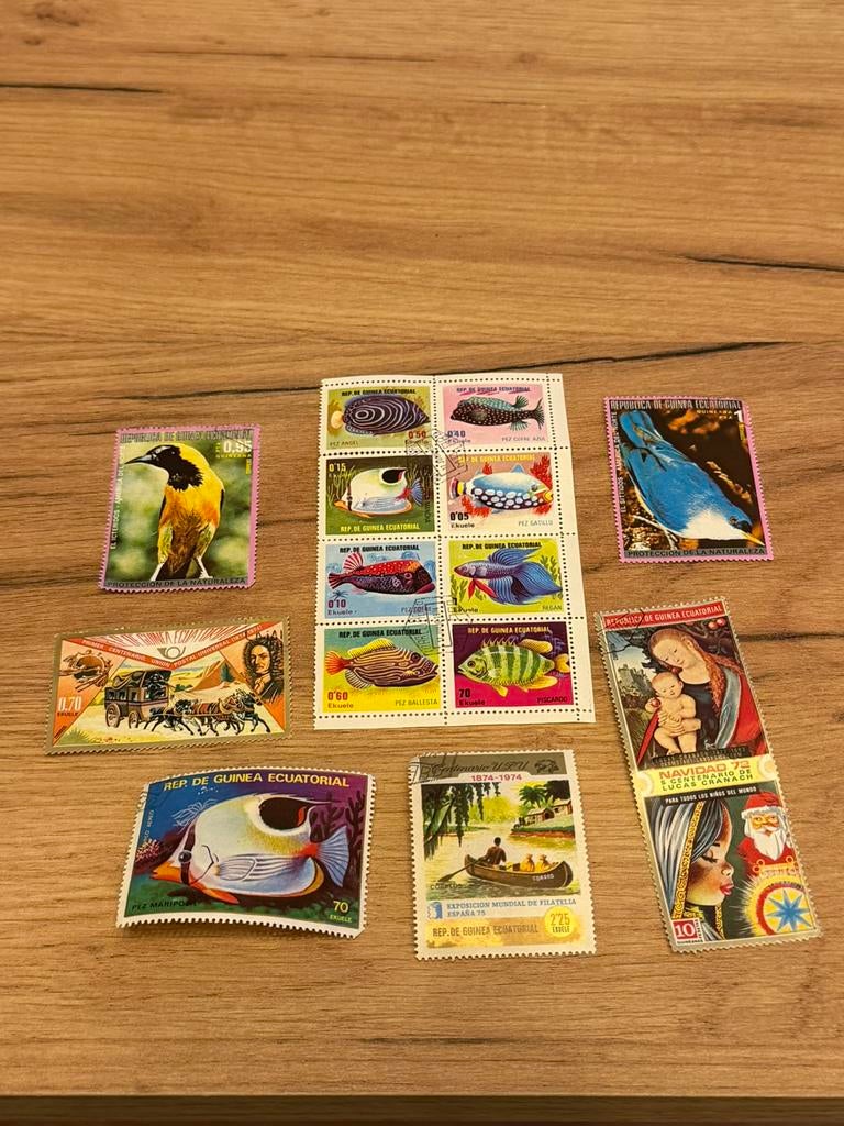 Lot de timbres de Guinée équatoriale, Enlèvement ou Envoi, Guinée, Affranchi