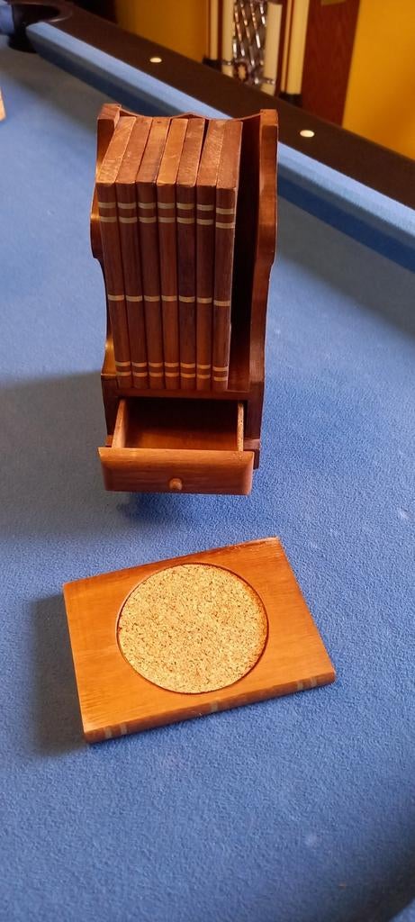 Oud setje onderleggers, Antiek en Kunst, Ophalen of Verzenden