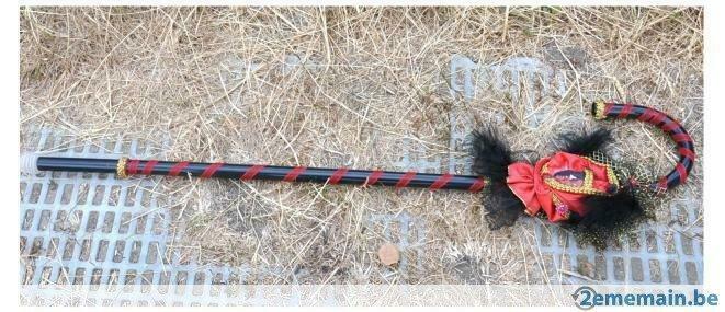canne rouge et noir  accessoire capitaine folklore, Enlèvement ou Envoi, Porté