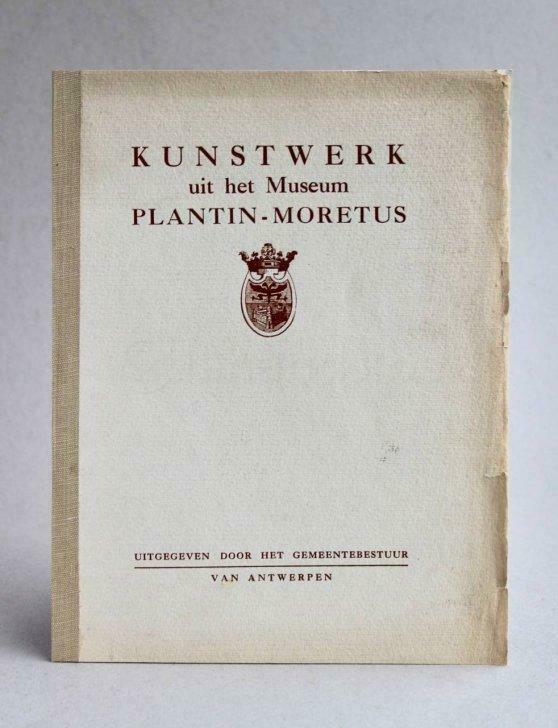 Kunstwerk uit het Museum Plantin-Moretus (1925) Antwerpen, Antiek en Kunst, Antiek | Boeken en Manuscripten, Ophalen of Verzenden