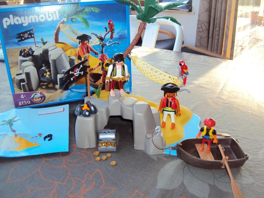 Playmobil 4139, pirateneiland met extra piraat!, Ophalen of Verzenden