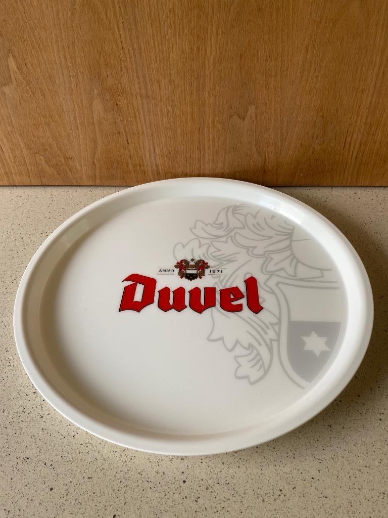 Duvel dienblad of plateau, Ophalen, Nieuw, Reclamebord, Plaat of Schild, Duvel
