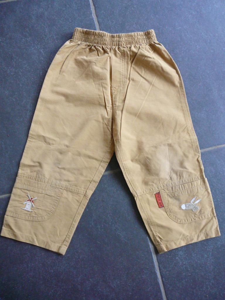 bruine broek met een diertje en een molentje, Enlèvement ou Envoi, Utilisé, Garçon, Pantalon