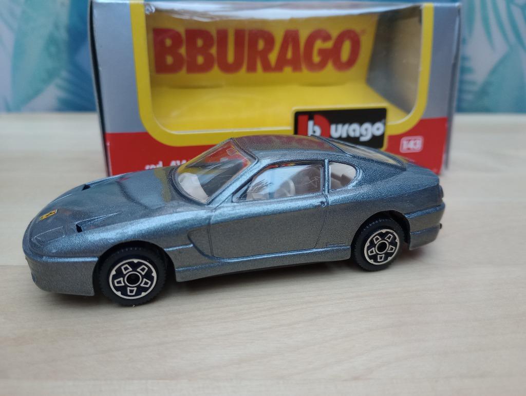Burago Ferrari 456 1/43, Ophalen of Verzenden, Zo goed als nieuw, Auto