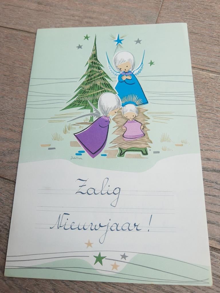 Nieuwjaarsbrief van Jaklien Moerman - Oudegem 1964, Enlèvement ou Envoi, Comme neuf