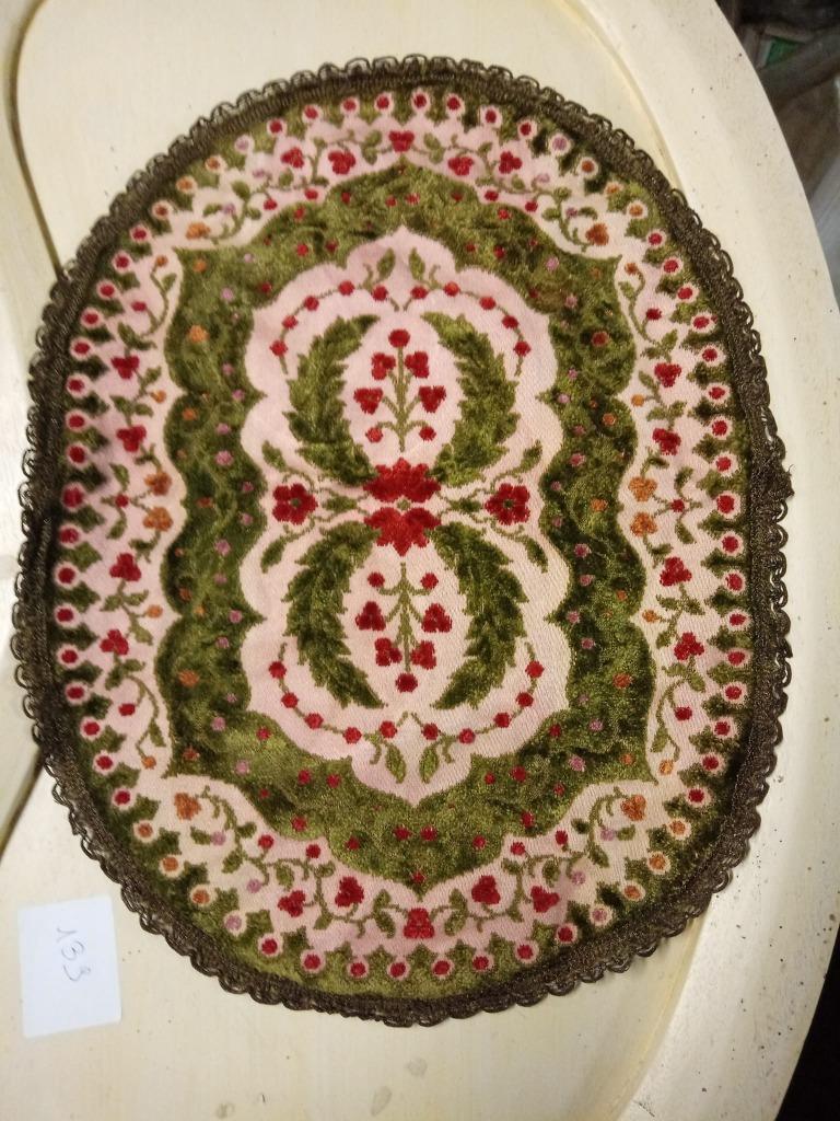 vintage ovaal tafelkleedje, Enlèvement ou Envoi, Ovale