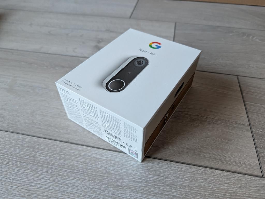 Google Nest Doorbell (bekabeld) slimme deurbel complete set, Huis en Inrichting, Deurbellen, Ophalen of Verzenden, Compatibel met smartphone