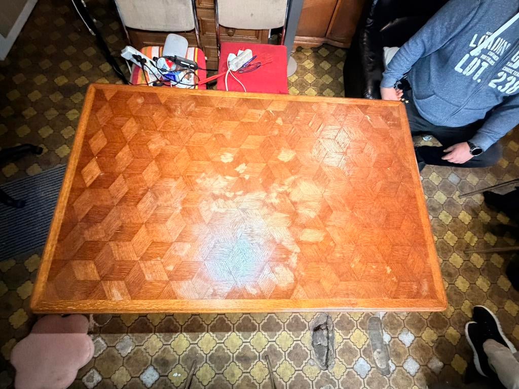Uitschuifbare tafel, Huis en Inrichting, Tafels | Salontafels, Zo goed als nieuw, Ophalen