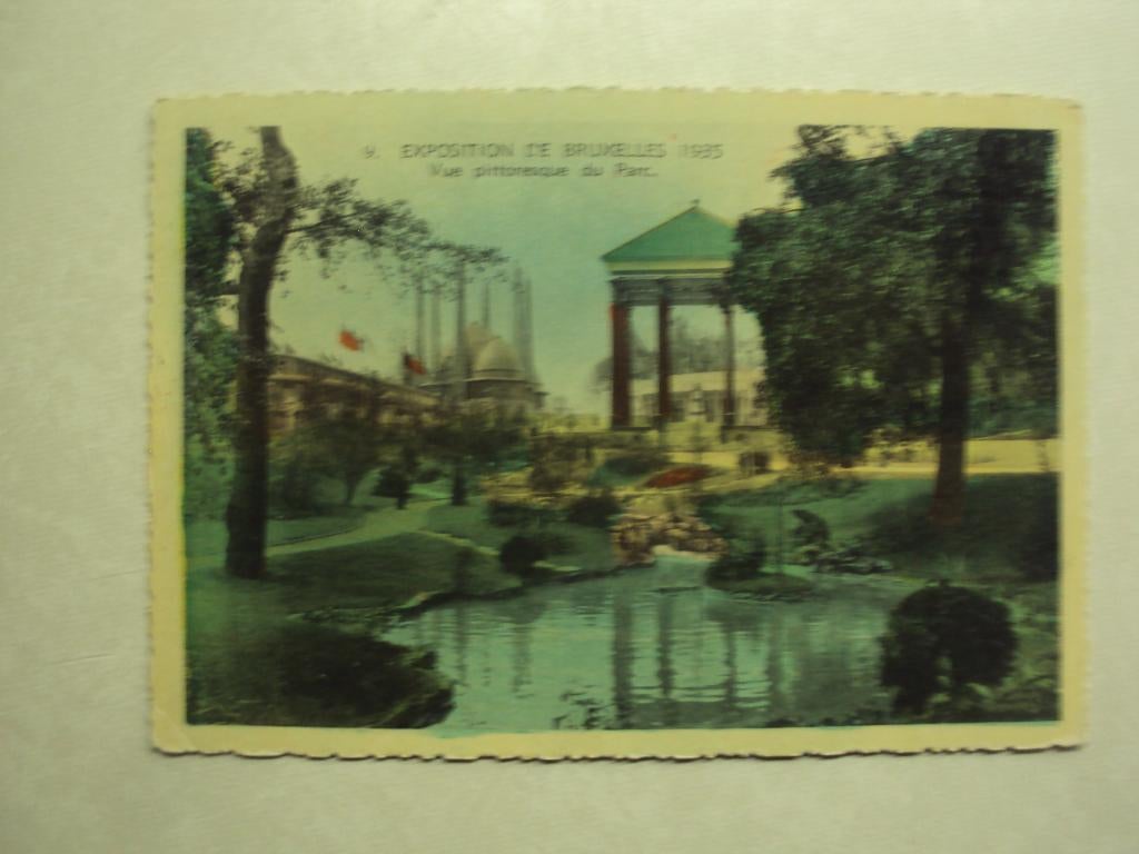54324 - EXP. BRUXELLES 1935 - VUE DU PARC - ZIE 2 FOTO'S, Verzenden