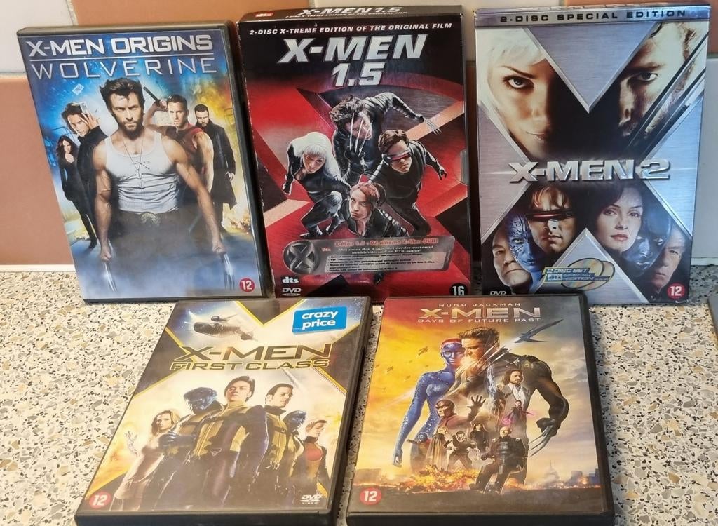 Lot van 5 dvd's X-Men, Ophalen of Verzenden, Zo goed als nieuw
