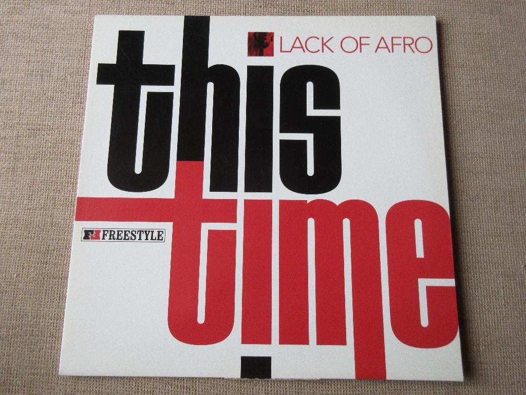 Lack Of Afro ‎– This Time  (with Fool & Lazy Lazarus), Cd's en Dvd's, Ophalen of Verzenden, Gebruikt, 12 inch, R&B en Soul