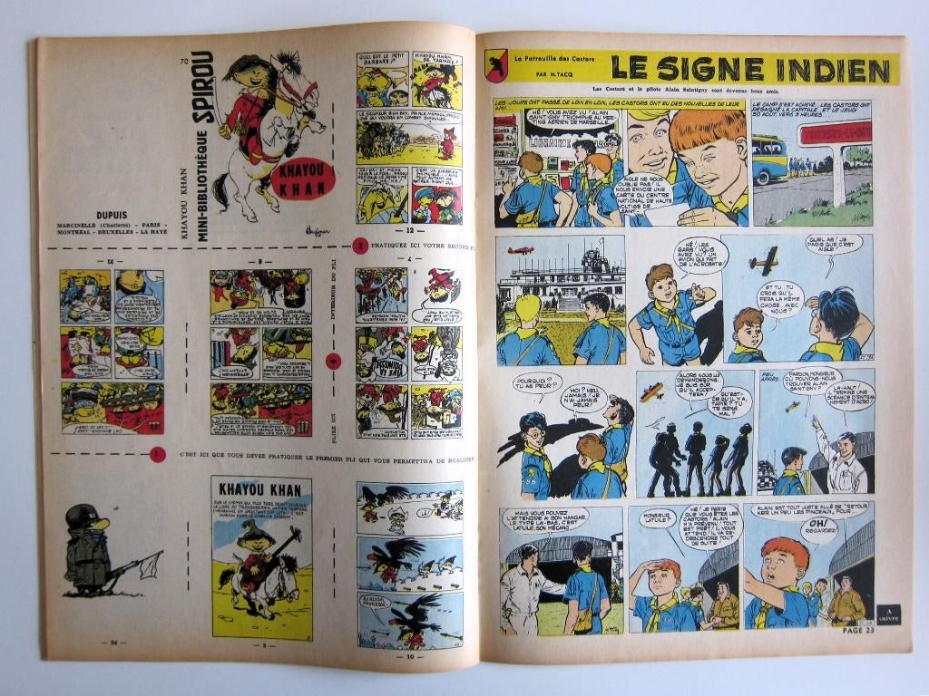 Spirou 1213 + mini-récit d'Hausman (1961), Livres, BD, Comme neuf, Une BD, Enlèvement ou Envoi