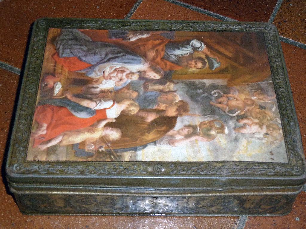 Vintage metalen doos, Ophalen, Gebruikt, Overige, Overige merken