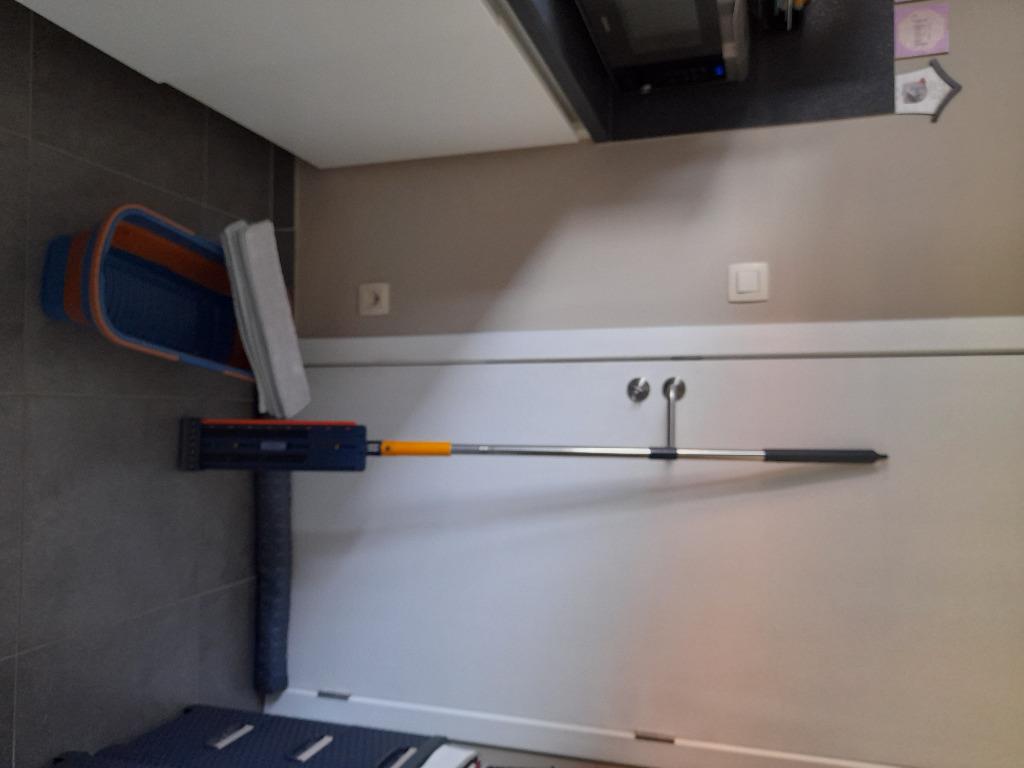 mop rechthoekig met uitwringsysteem 20,00€, Maison & Meubles, Produits de nettoyage, Mop ou Serpillière, Enlèvement