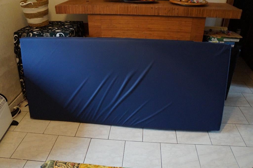 SAMPLI éénpersoonsmatras met matrasbeschermer, Matelas, 190 cm ou moins, Une personne, Comme neuf