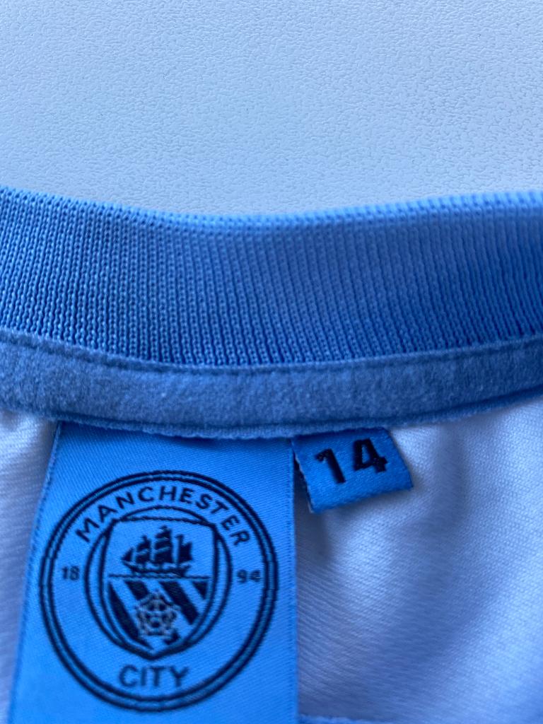 Voetbalster Manchester city 14 jaar, Ophalen of Verzenden, Zo goed als nieuw, Set