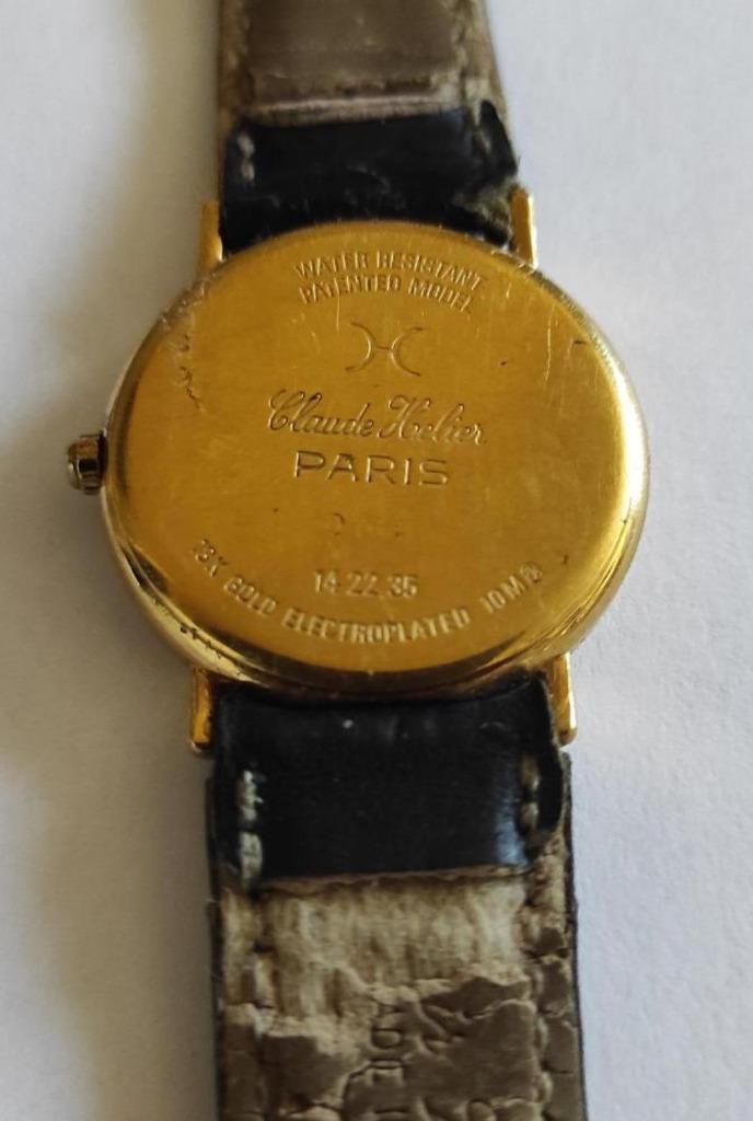 Montre Claude Helier, Montre-bracelet, Autres marques, Enlèvement ou Envoi, Cuir