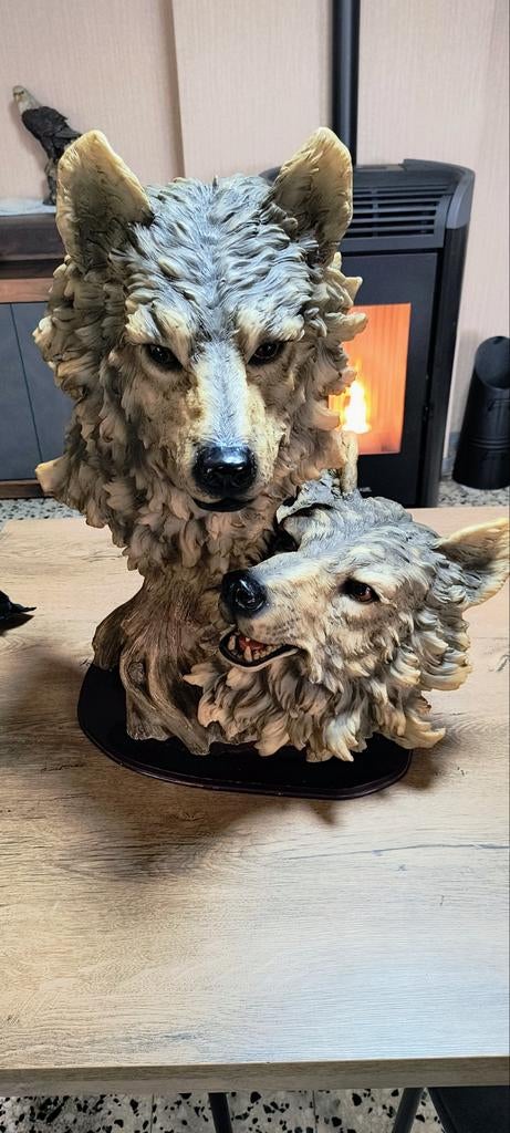 Plastic bleed wolf, Huis en Inrichting, Woonaccessoires | Deurstoppers, Ophalen