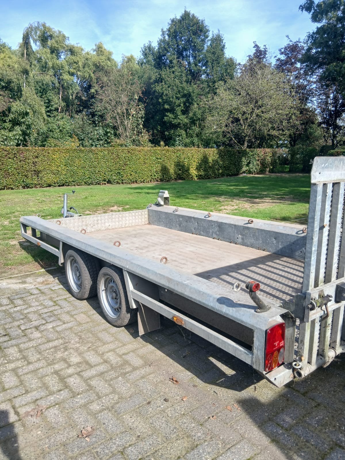 Henra Machinetransporter – Dubbelas – Bodemplaat, Auto diversen, Ophalen, Nieuw