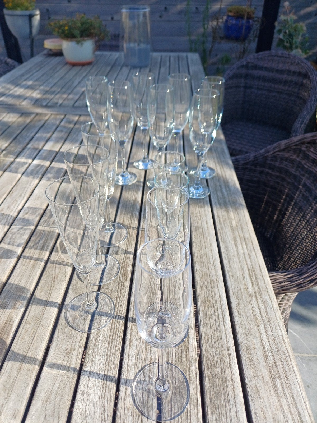 Verres à champagne/prosecco., Collections, Enlèvement, Comme neuf, Autres types