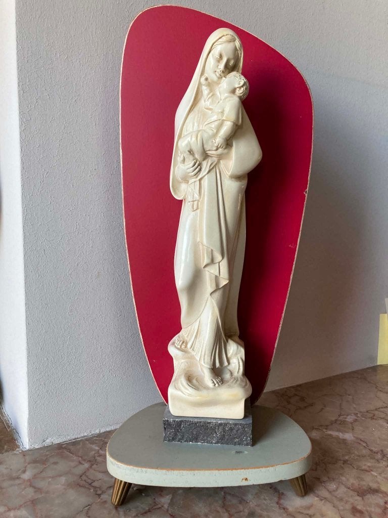 Kapel met beeld Maria, OLV van de Weg, Antiek en Kunst, Ophalen of Verzenden