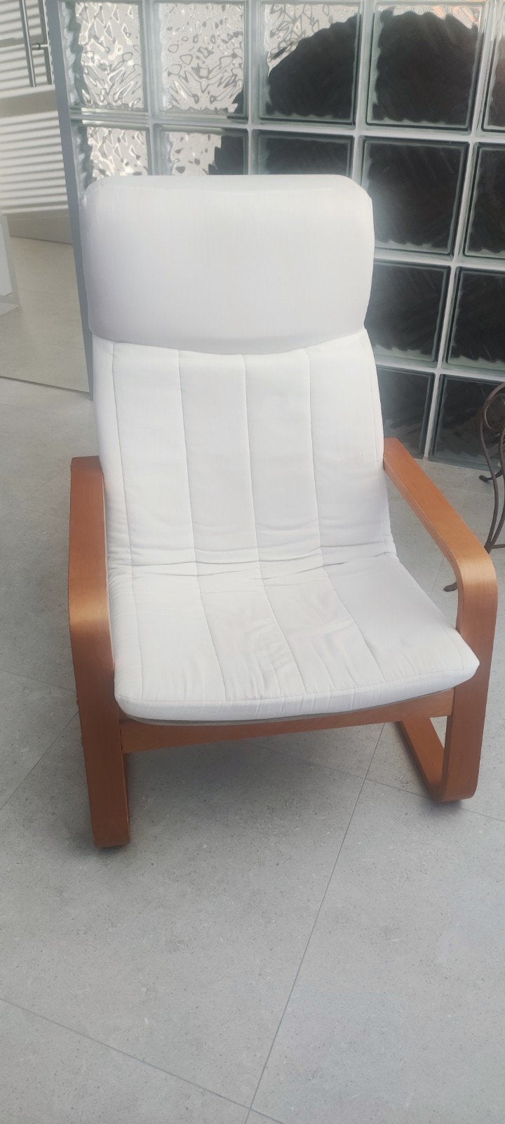 fauteuil poäng ikea, kleur beige, Ophalen, Stof