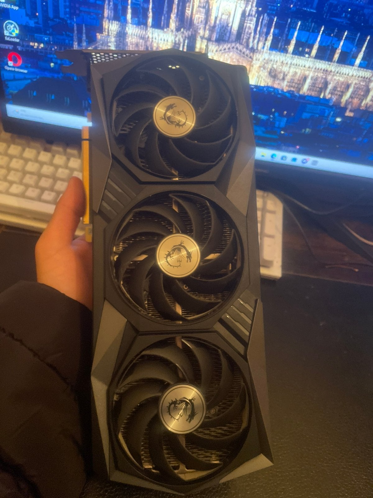 RTX 3070 x trio 3 fan msi, Computers en Software, Ophalen of Verzenden, Zo goed als nieuw