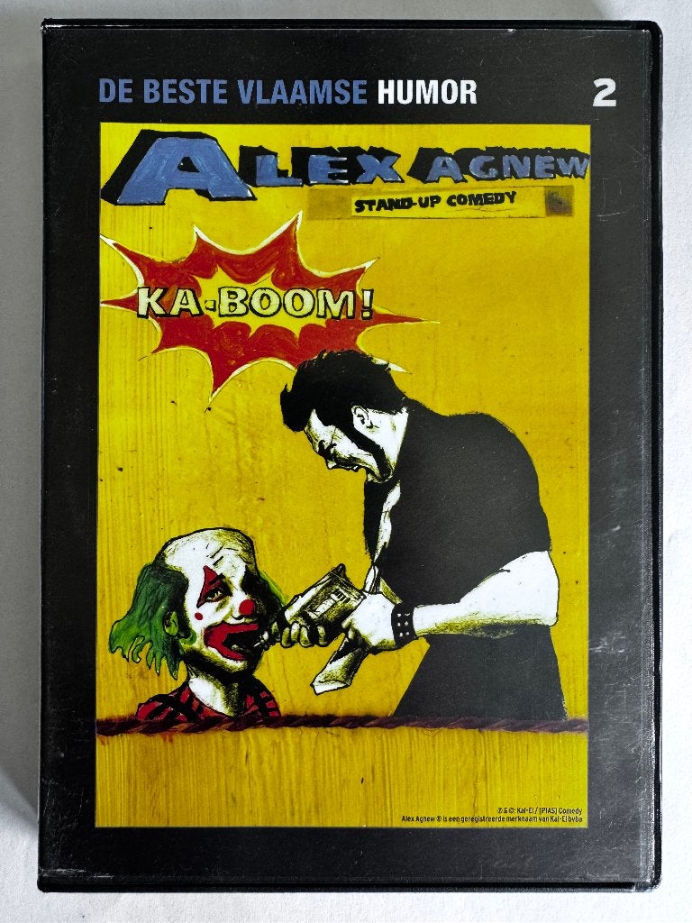 Alex Agnew - Kaboom, Cd's en Dvd's, Dvd's | Cabaret en Sketches, Ophalen of Verzenden, Zo goed als nieuw, Tv-programma of Sketches