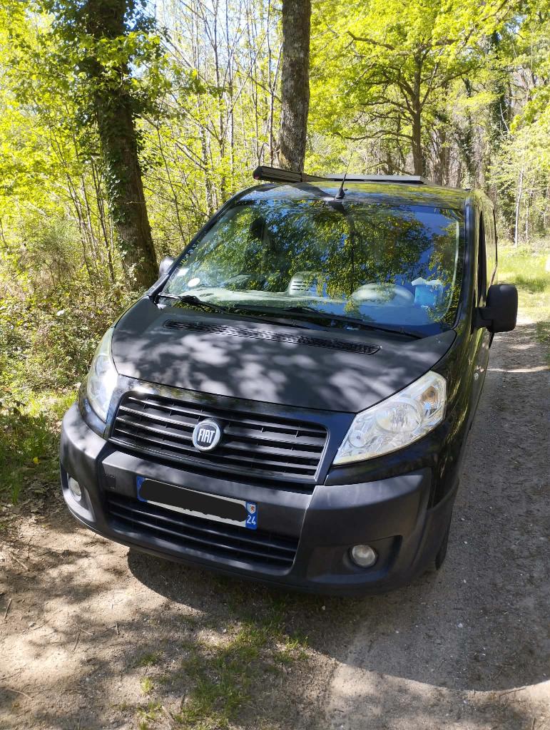 Van aménagé L1H1 Fiat Scudo 120 CV homologué VASP, Siège standard, Boîte manuelle, Diesel, Fiat