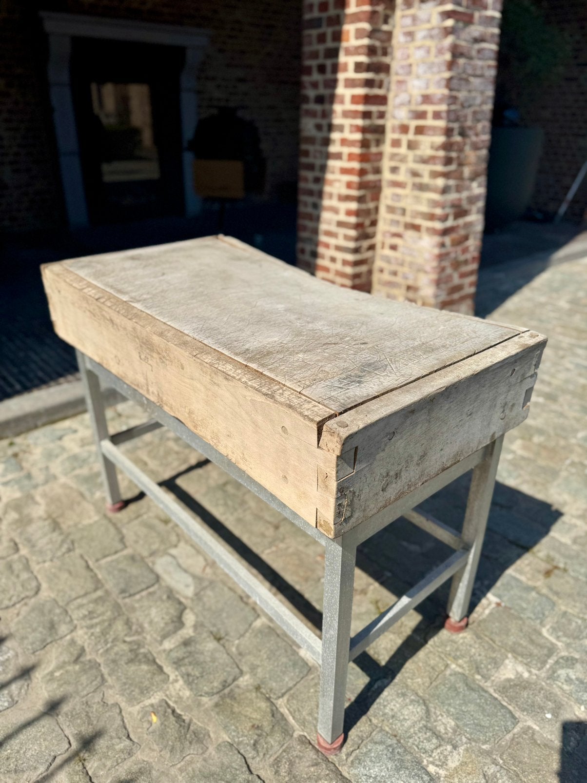Billot de Boucherie ROBBY (120cm); Inox & Bois Massif, Maison & Meubles, Cuisine | Ustensiles de cuisine, Utilisé, Autres types