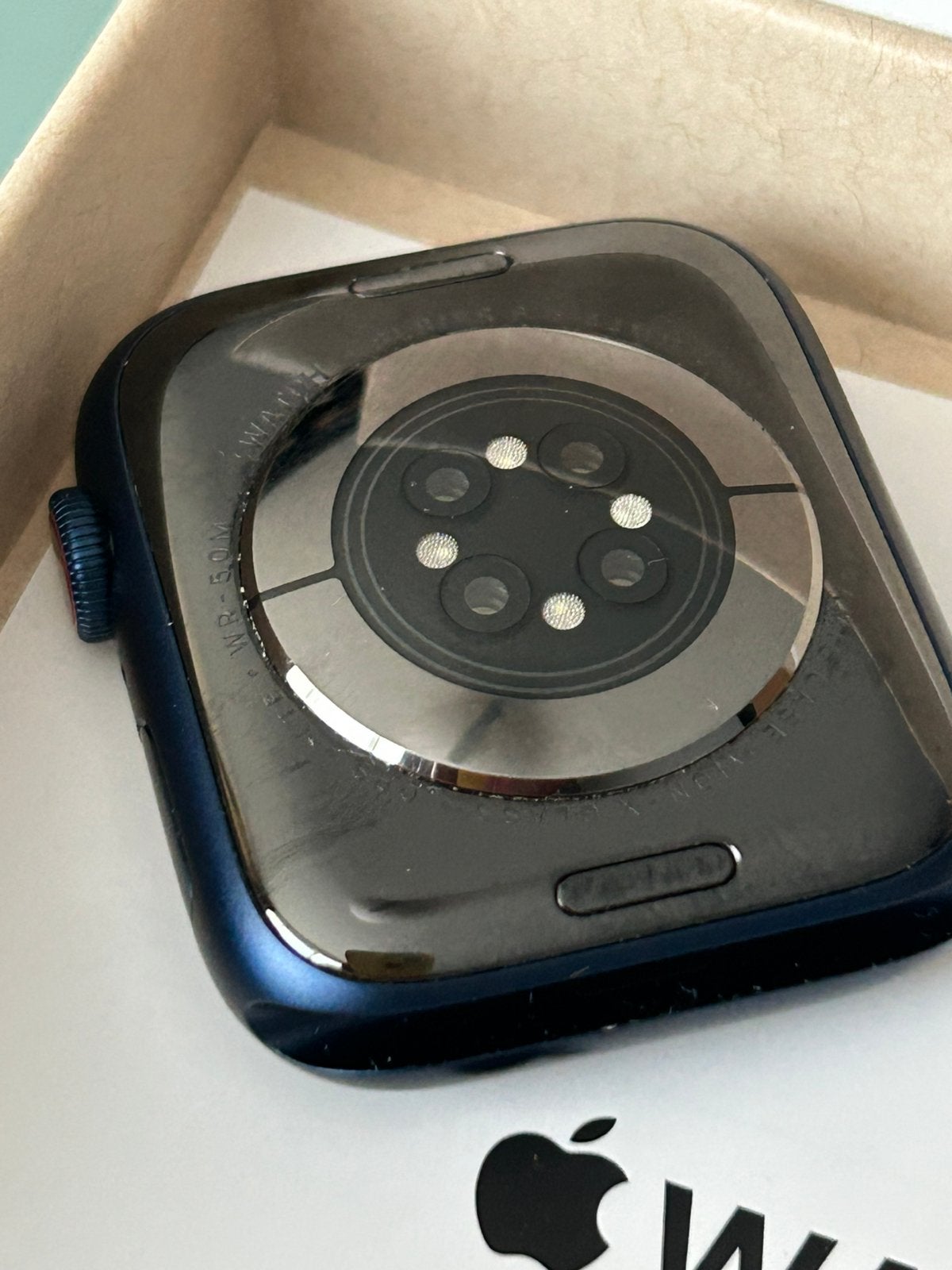 Apple iWatch 6 blauw Cellular ( eSim ) 100% batterij, Telecommunicatie, Ophalen of Verzenden, Nieuw