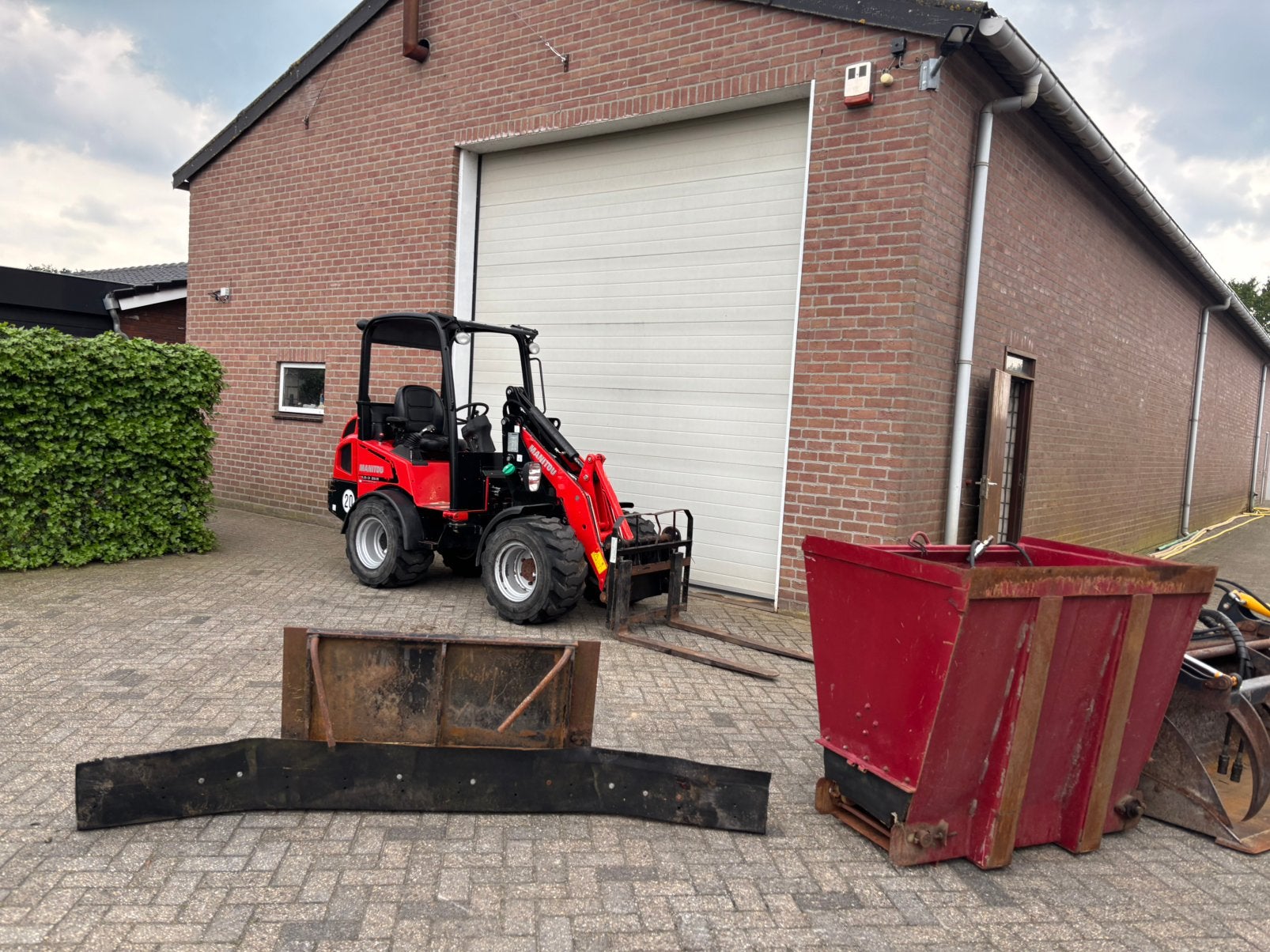 Manitou MLA3-35H kniklader shovel wiellader (2020), Zakelijke goederen, Ophalen