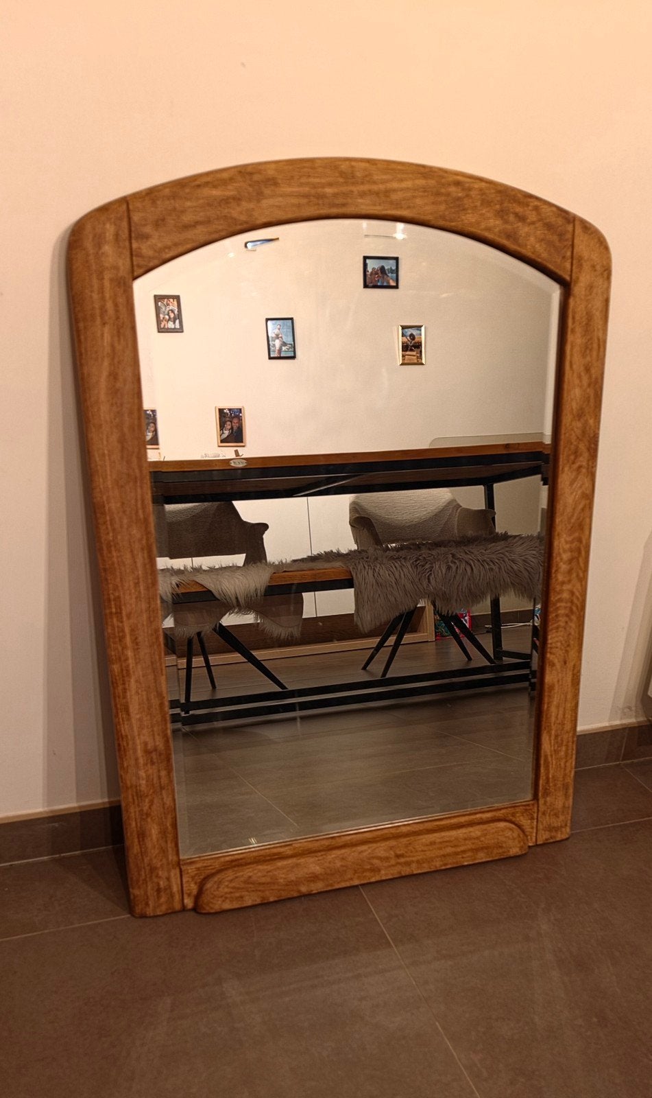 Grote Vintage Spiegel 72 cm  100 cm, Ophalen