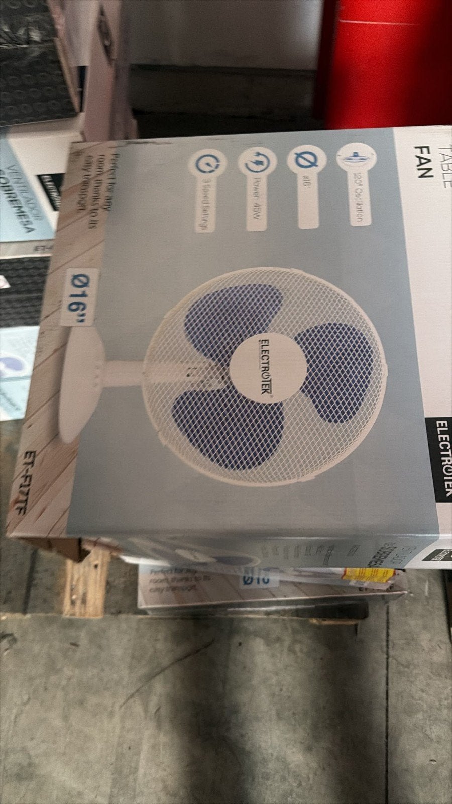 Ventilateur  sur table  0487469838, Audio, Tv en Foto, Bandrecorder, Ophalen of Verzenden