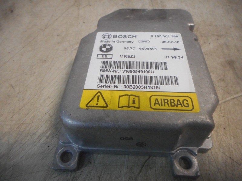BOITIER AIRBAG BMW 3 serie (E46 / 2) (65.77-6905491), Robert Bosch AG, Utilisé, BMW, Robert-Bosch-Allee 1
74232  Abstatt, DE