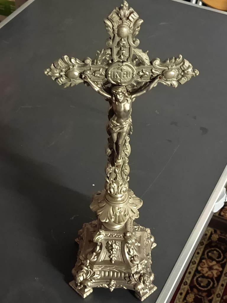 Kruisbeeld, Antiek en Kunst, Antiek | Religieuze voorwerpen, Ophalen of Verzenden