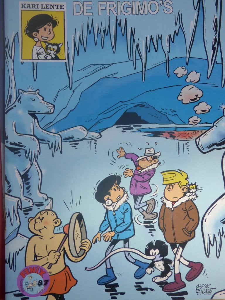 kari lente ,  de frigmo's ,   collectie fenix nr 87, Boeken, Stripverhalen, Ophalen of Verzenden