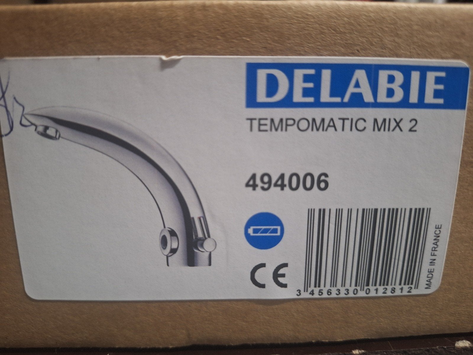 Delabie infrarood kranen nieuw in de doos, Ophalen