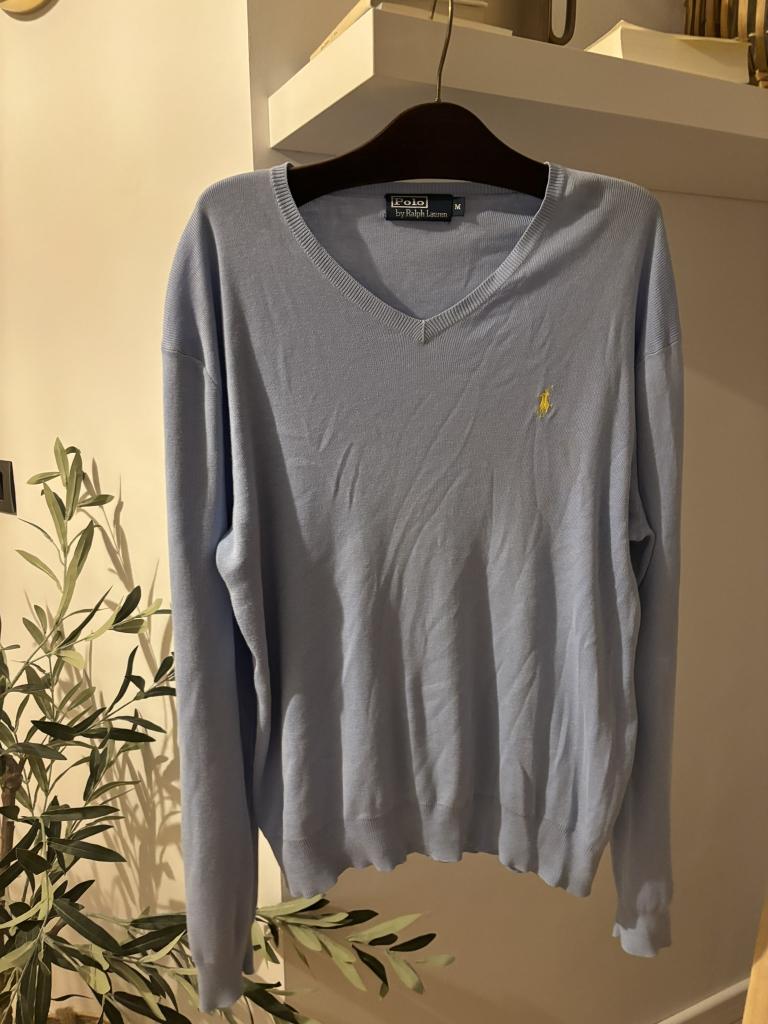 Ralph Lauren v-neck trui, Kleding | Heren, Ralph Lauren, Ophalen of Verzenden, Zo goed als nieuw, Maat 48/50 (M)