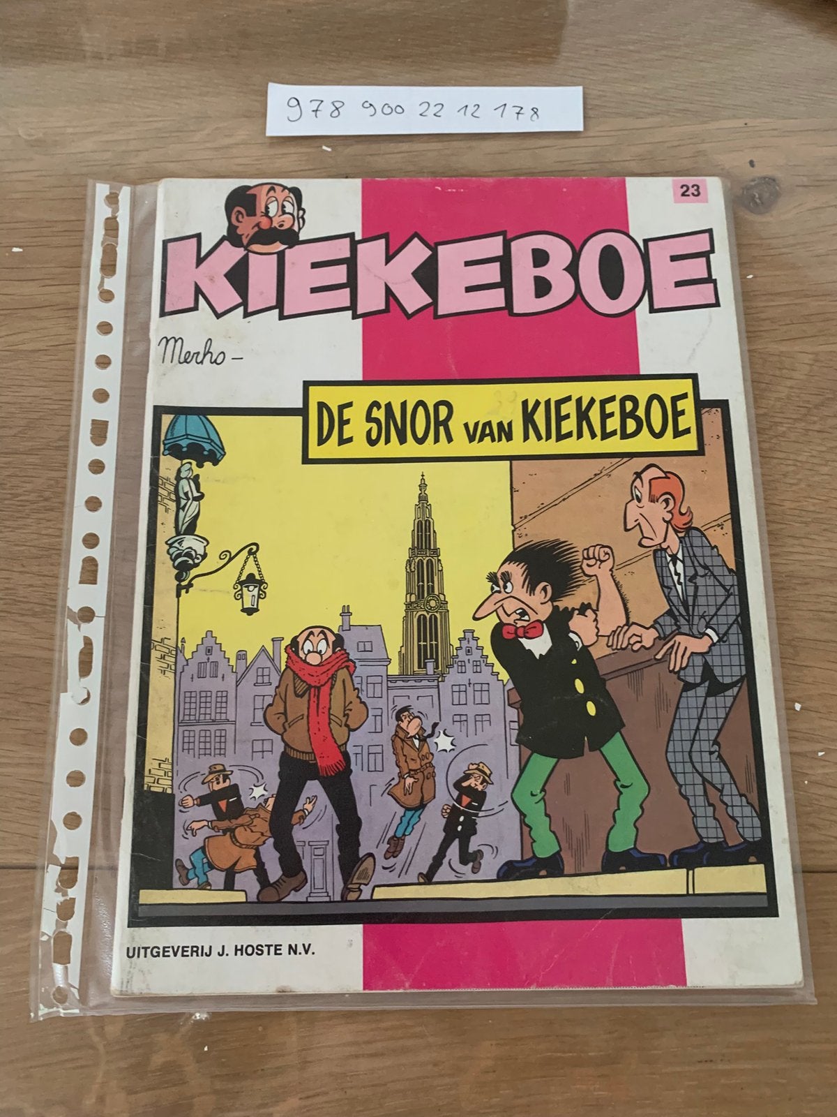 Merho - Kiekeboe - De snor van Kiekeboe (eerste druk), Enlèvement ou Envoi, Comme neuf