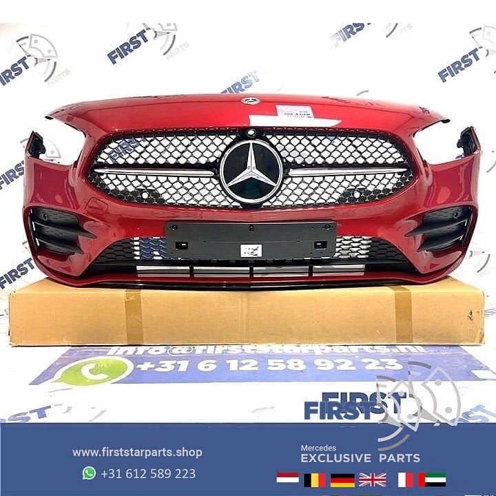 W247 B KLASSE FACELIFT AMG VOORBUMPER COMPLEET + DIAMANT GRI, Gebruikt, -, Voor, Ophalen of Verzenden