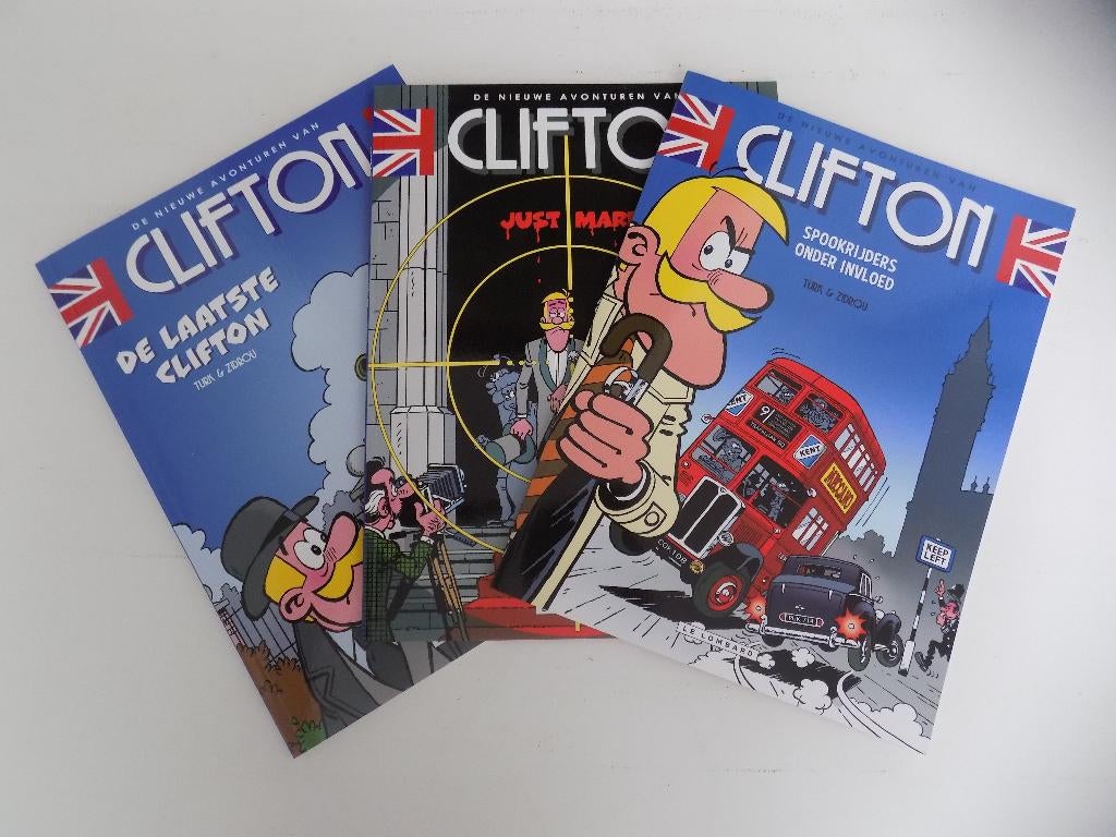 Clifton ~ Complete serie Nieuwe avonturen 1 t/m 3, Boeken, Stripverhalen, Complete serie of reeks, Ophalen of Verzenden, Nieuw