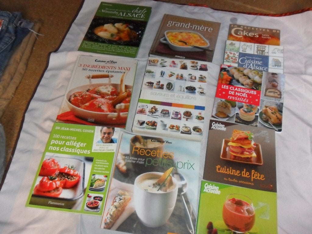 livres cuisine   LOT, Enlèvement, Comme neuf