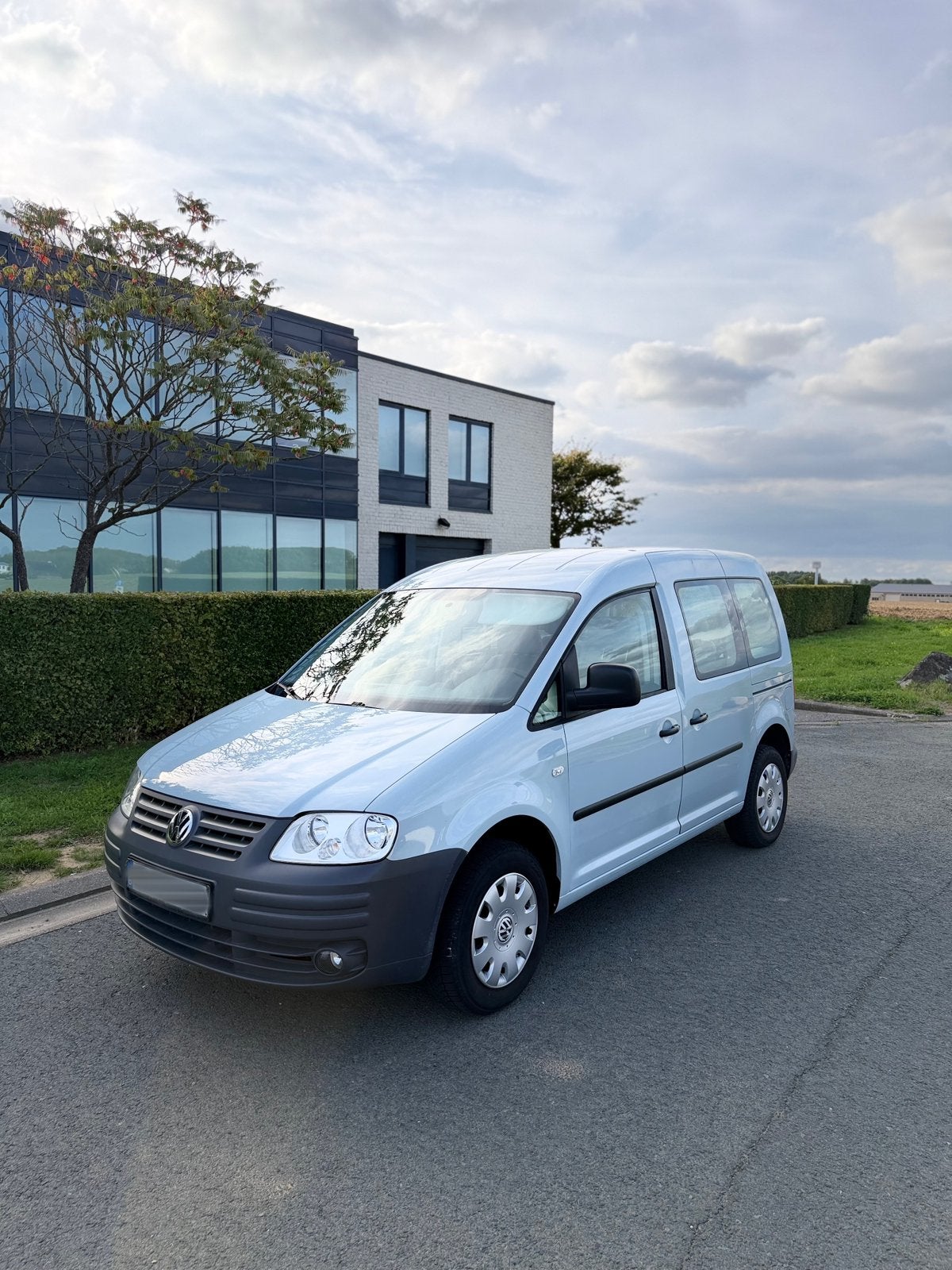 Volkswagen Caddy Life, Auto's, Voorwielaandrijving, Stof, Caddy Combi, Blauw