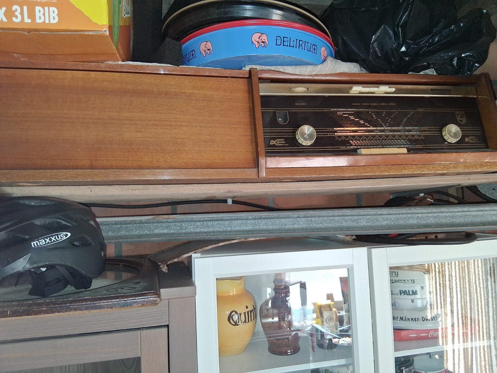 Oude philips radio bi ampli, Ophalen