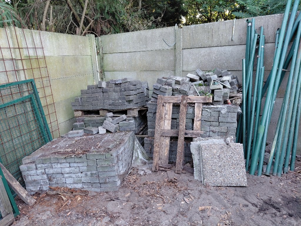 klinkers, Tuin en Terras, Ophalen, Gebruikt, Klinkers, 10 m² of meer