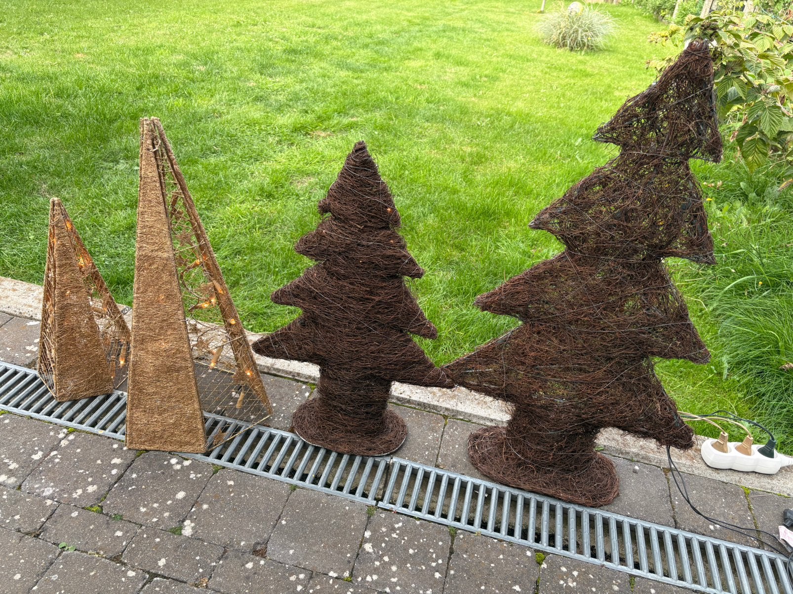 Kerstdecoratie met lampjes, Ophalen, Gebruikt